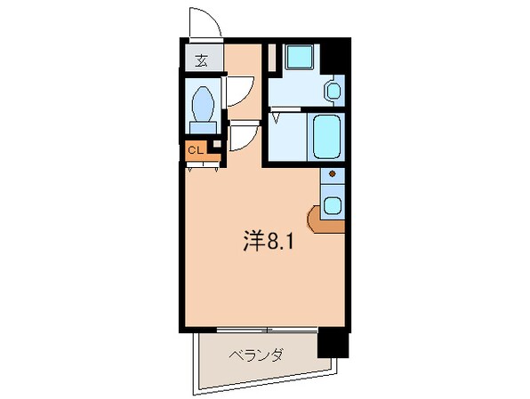 ｴｲﾍﾟｯｸｽ松屋町ｳﾞｧﾝﾃﾞﾕｰﾙの物件間取画像